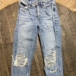 American Eagle Outfitters Ripped Denim Jeans